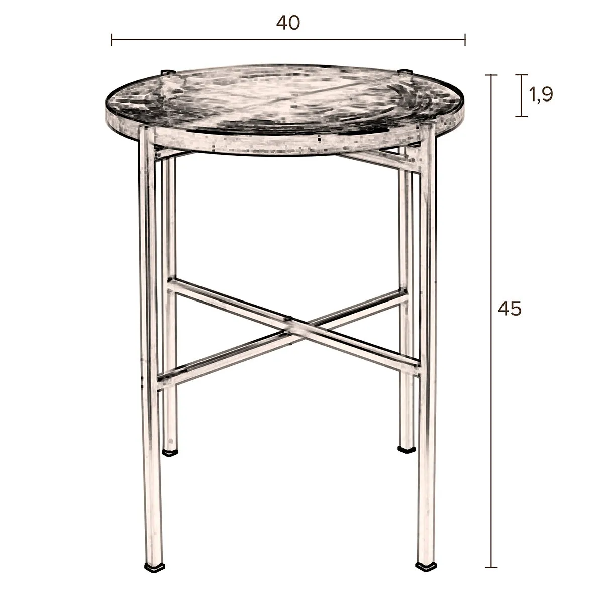 Vidrio Side Table