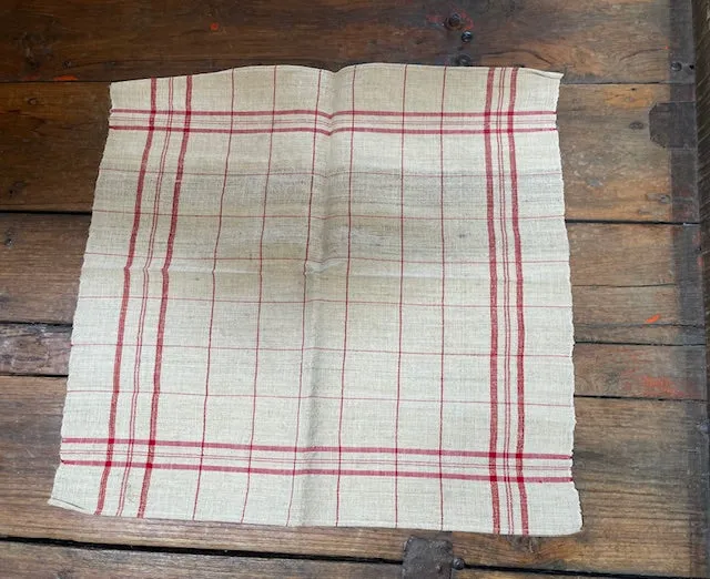 Vintage European Linen Tea Towel  #6637