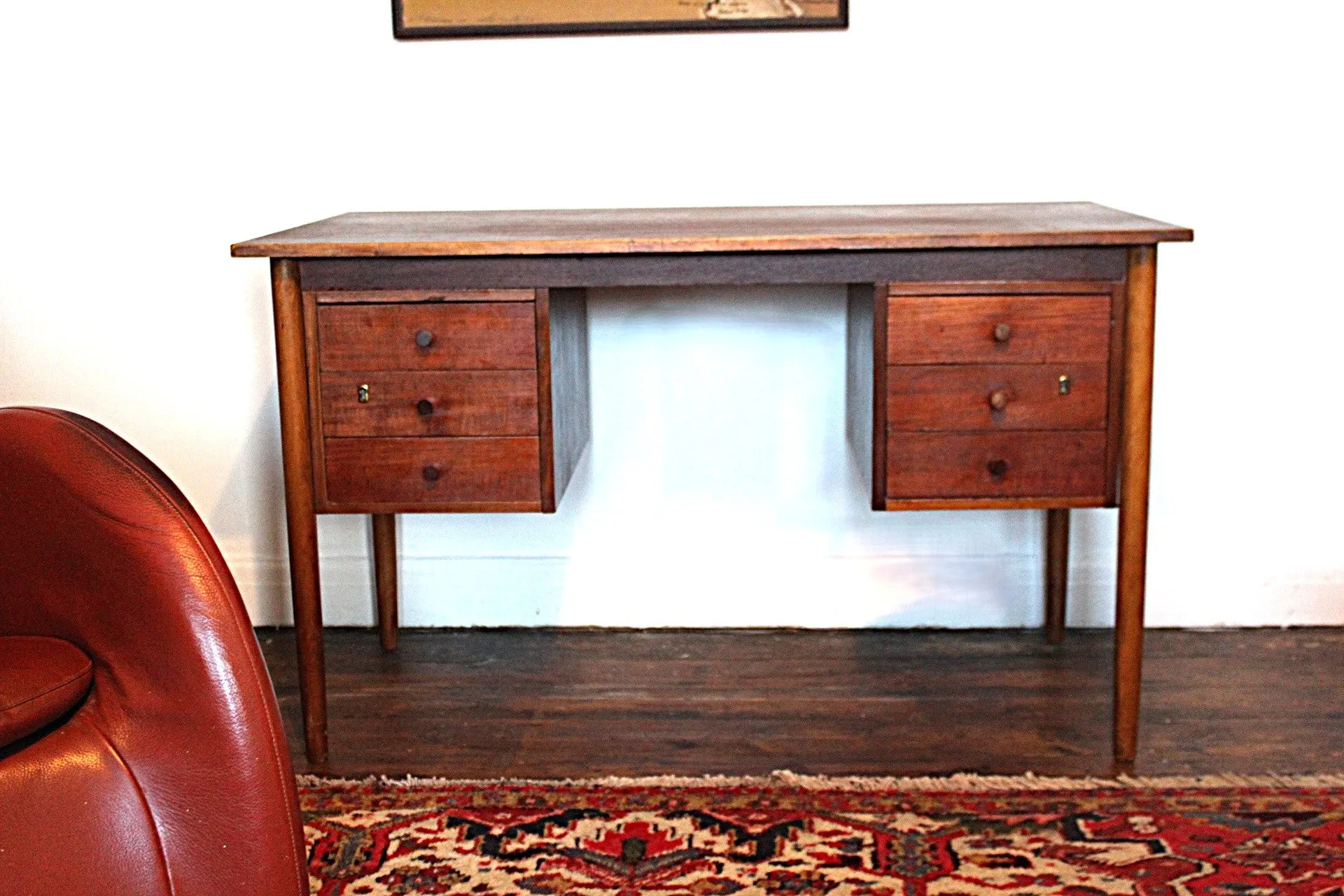 Vintage Midcentury Danish Teak Desk