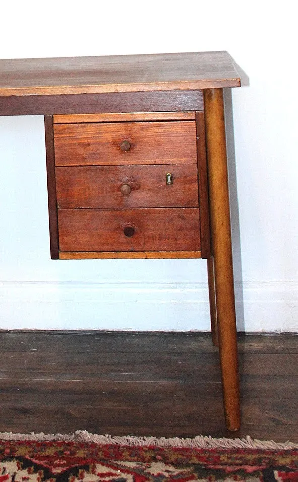 Vintage Midcentury Danish Teak Desk