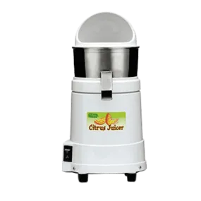 Waring JC4000 Compact 10" Wide Heavy-Duty Hi-Power Citrus Juicer With Splash Guard And 18,000 RPM Motor, 120V 1.2 HP