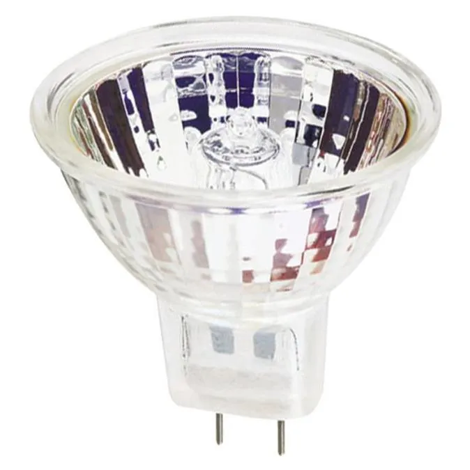 Westinghouse 0471100 45 Watt Halogen MR16 Flood Clear - 3050 Kelvin - Cool White - 270 Lumens - GU7.9/8.0- Base - 120 Volt - Card