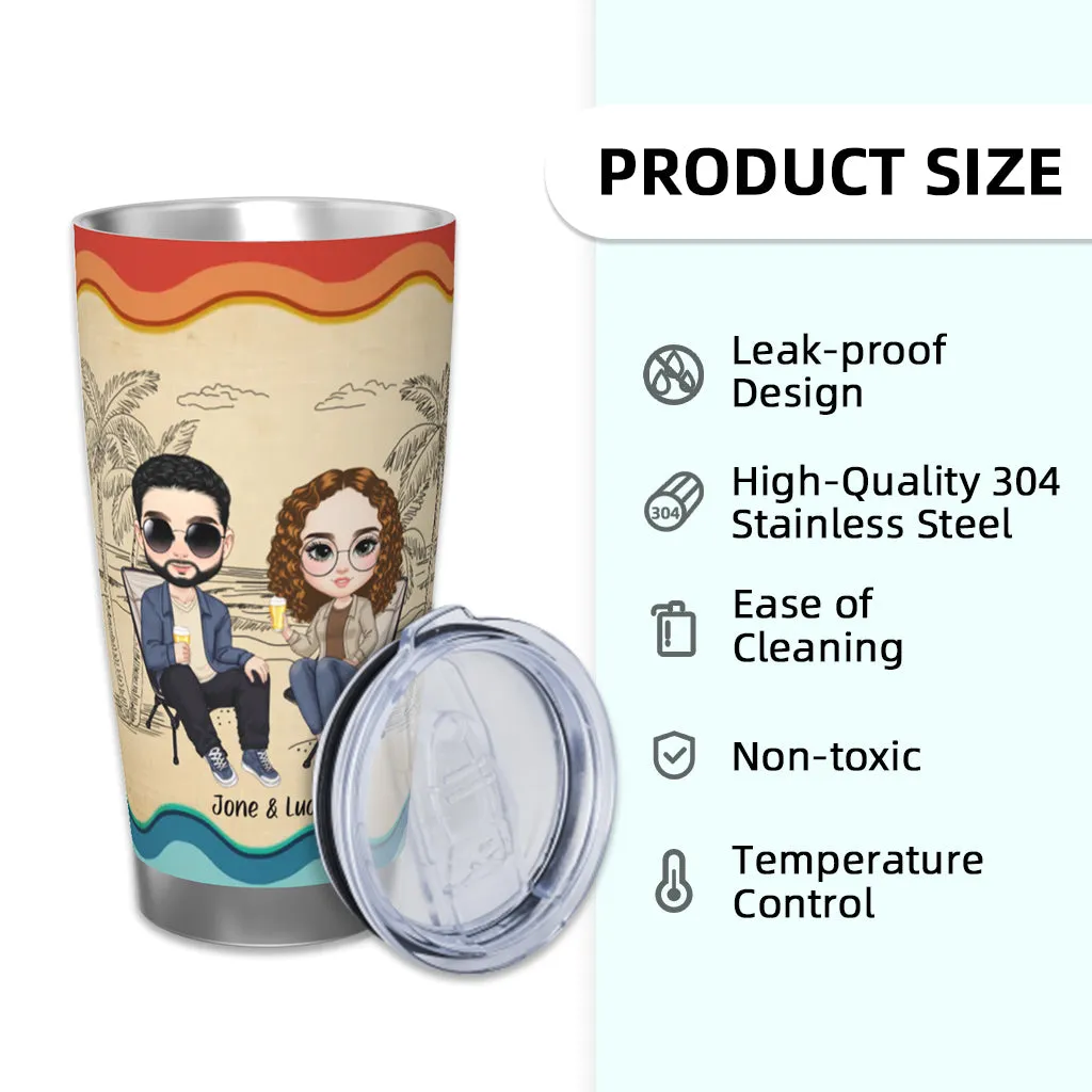 What Day Is Today, I‘m Retired - Personalized Custom Tumblers - Birthday, Retirement Gifts For Lovers, Friends, Colleagues, Best Friends