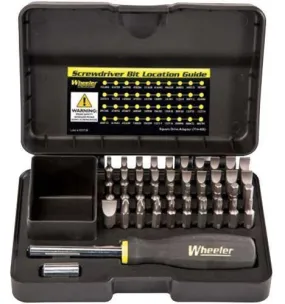 Wheeler Professional Gunsmithing Screwdriver Set 43 Pc