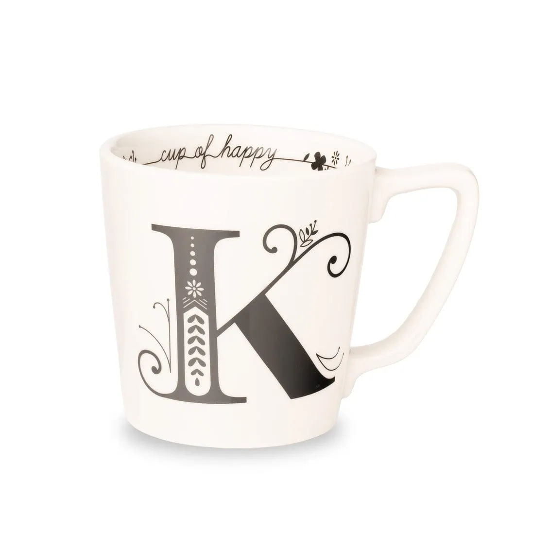 White Mug Monogram "c"