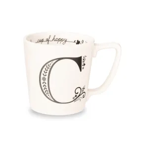 White Mug Monogram "c"