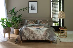 Wolf Deluxe Cotton Digital Printed Bedding Duvet Set