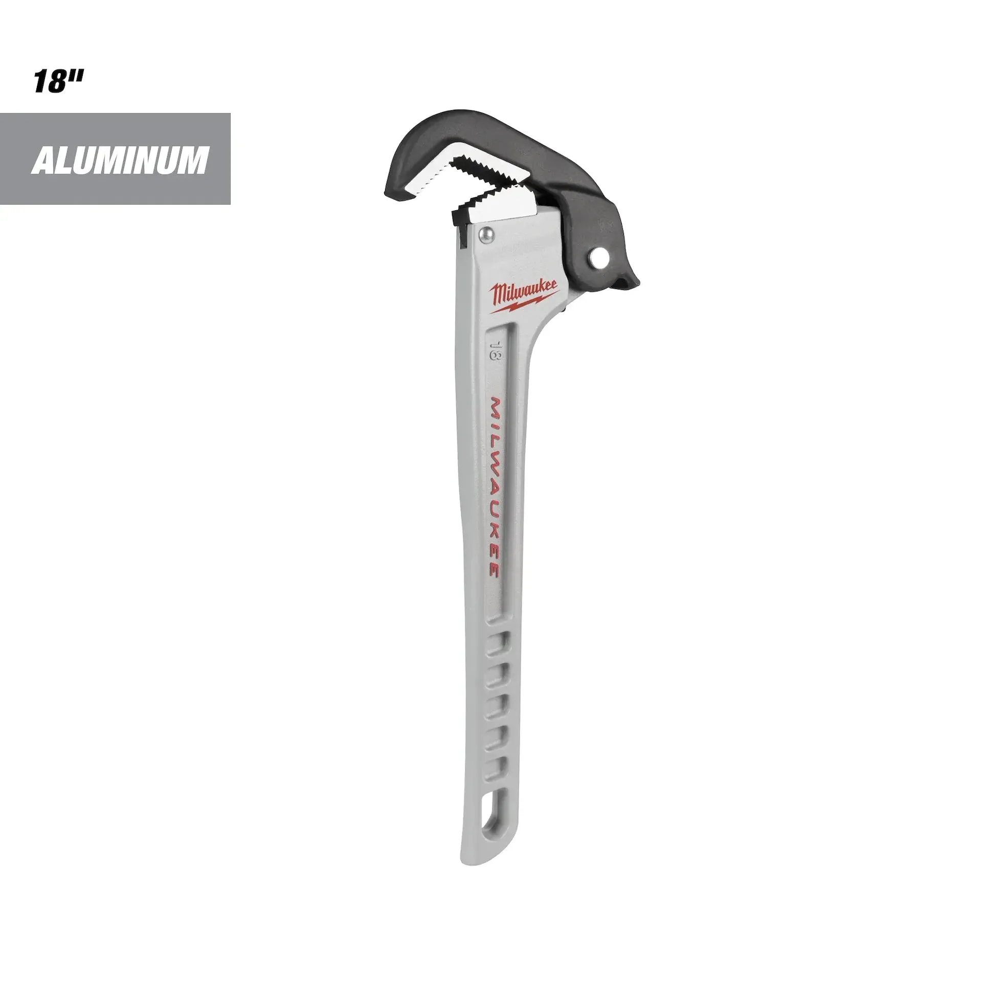 Wrench - Milwaukee Aluminum Self-Adjusting Pipe Wrenches, 48-22-7414 / 48-22-7418