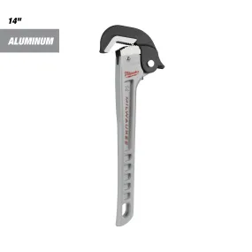 Wrench - Milwaukee Aluminum Self-Adjusting Pipe Wrenches, 48-22-7414 / 48-22-7418