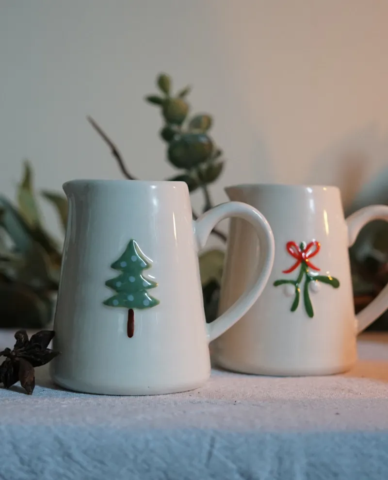 Xmas Green Tree Mini Jug