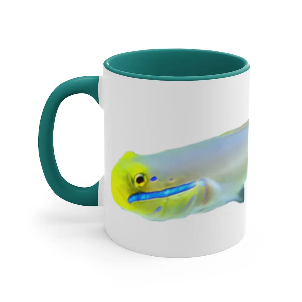 Yellow and White Fish 11oz Accent Mug