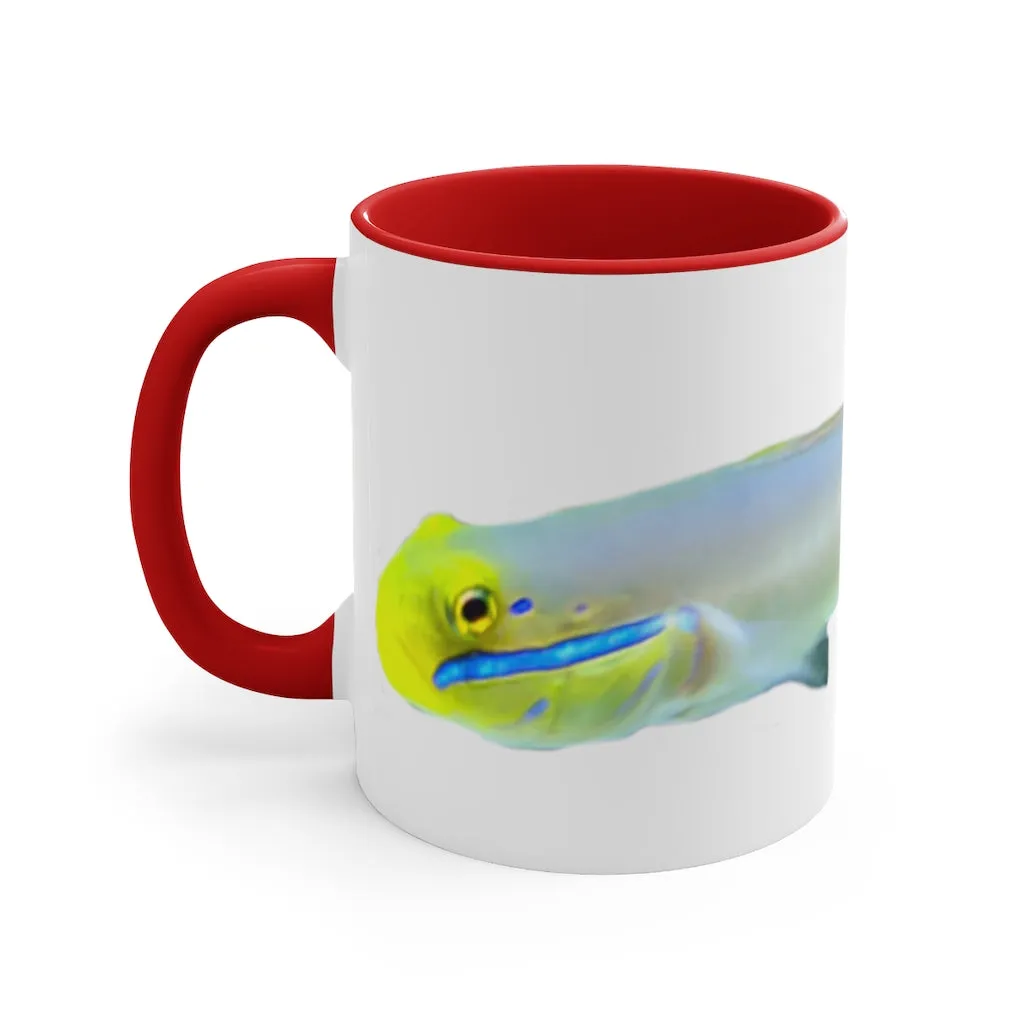 Yellow and White Fish 11oz Accent Mug