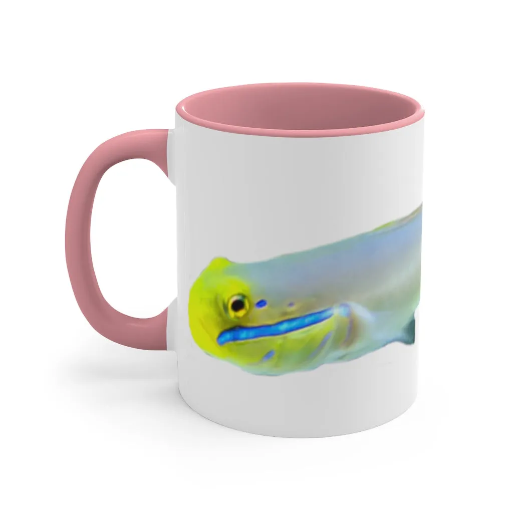 Yellow and White Fish 11oz Accent Mug