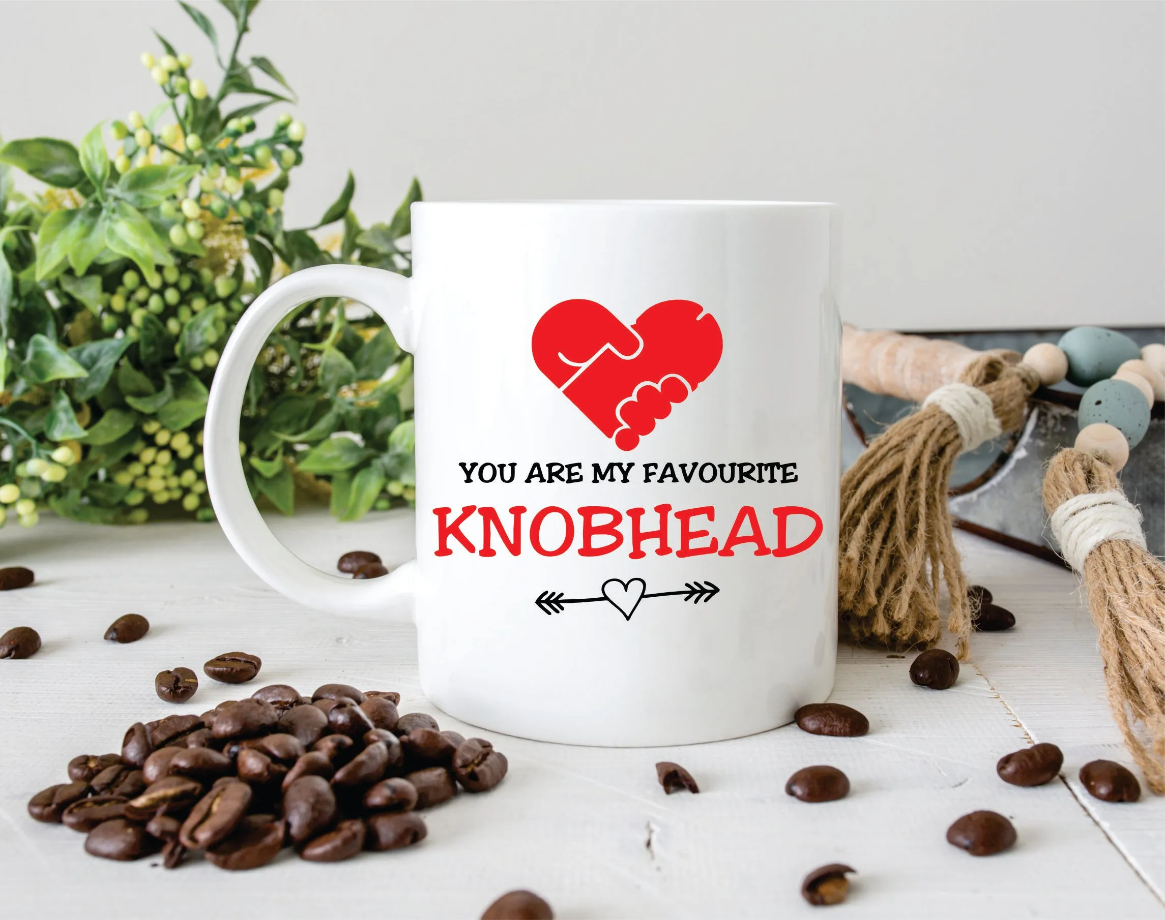 You Are My Favourite Knobhead Mug | Novelty Mug - Knobhead Mug - Birthday